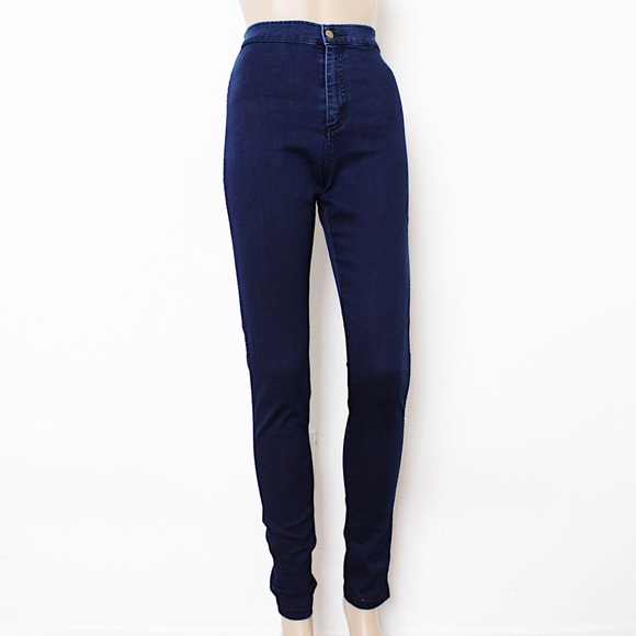 American Apparel Medium Wash High Waist Easy Jeans - Picture 7 of 8